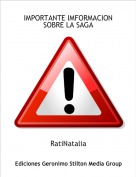 RatiNatalia - IMPORTANTE IMFORMACION SOBRE LA SAGA
