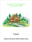 Topgiak - Isola dei Topi-Magazine Settembre 2014