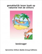 leesknager - gemakkelijk lezen boek op vakantie met de stiltons