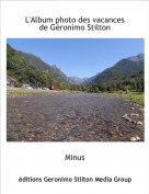 Minus - L'Album photo des vacances de G&eacute;ronimo Stilton