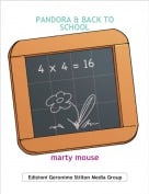 marty mouse - PANDORA & BACK TO SCHOOL
