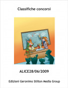ALICE28/06/2009 - Classifiche concorsi