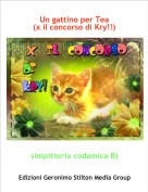 simpittoria codamica B) - Un gattino per Tea(x il concorso di Kry!!)