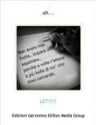 LETY!!! - ah...