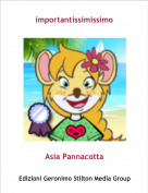 Asia Pannacotta - importantissimissimo