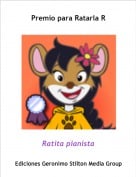 Ratita pianista - Premio para Ratarla R